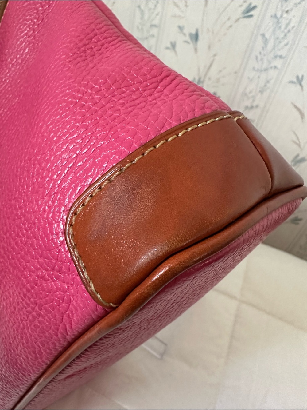 Dooney & Bourke Hot Pink Leather Crossbody - Picture 11 of 16